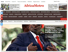 Tablet Screenshot of africametro.com